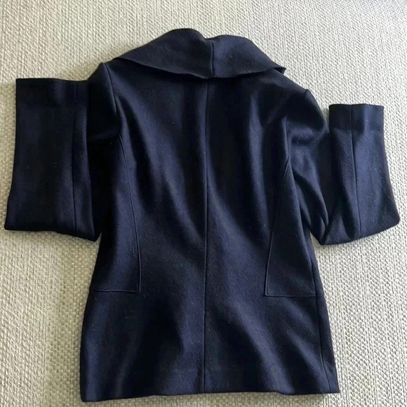 LAFAYETTE 148 navy wool bled jacket size 4 - Picture 5 of 8